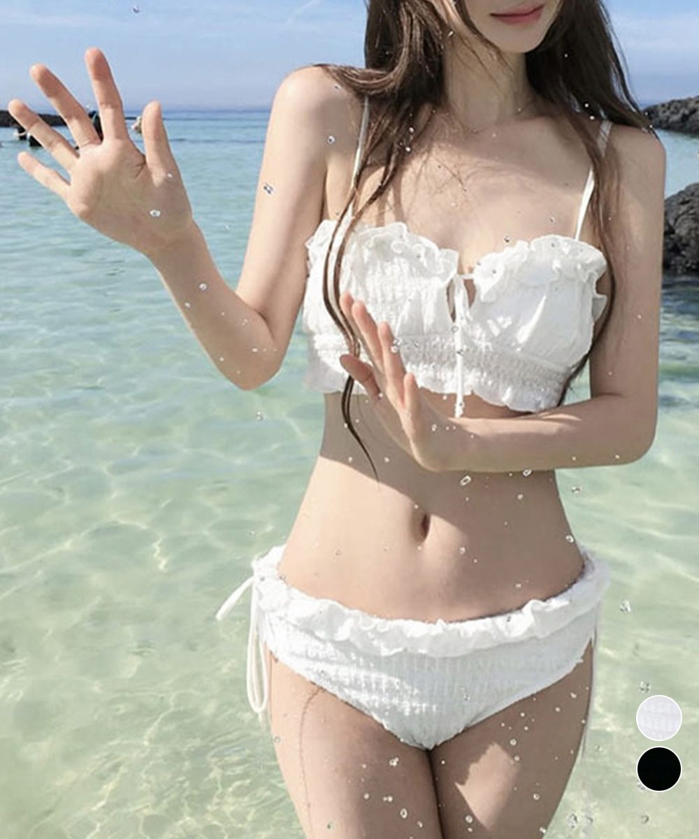 フリルビキニセパレート水着セット 韓国風