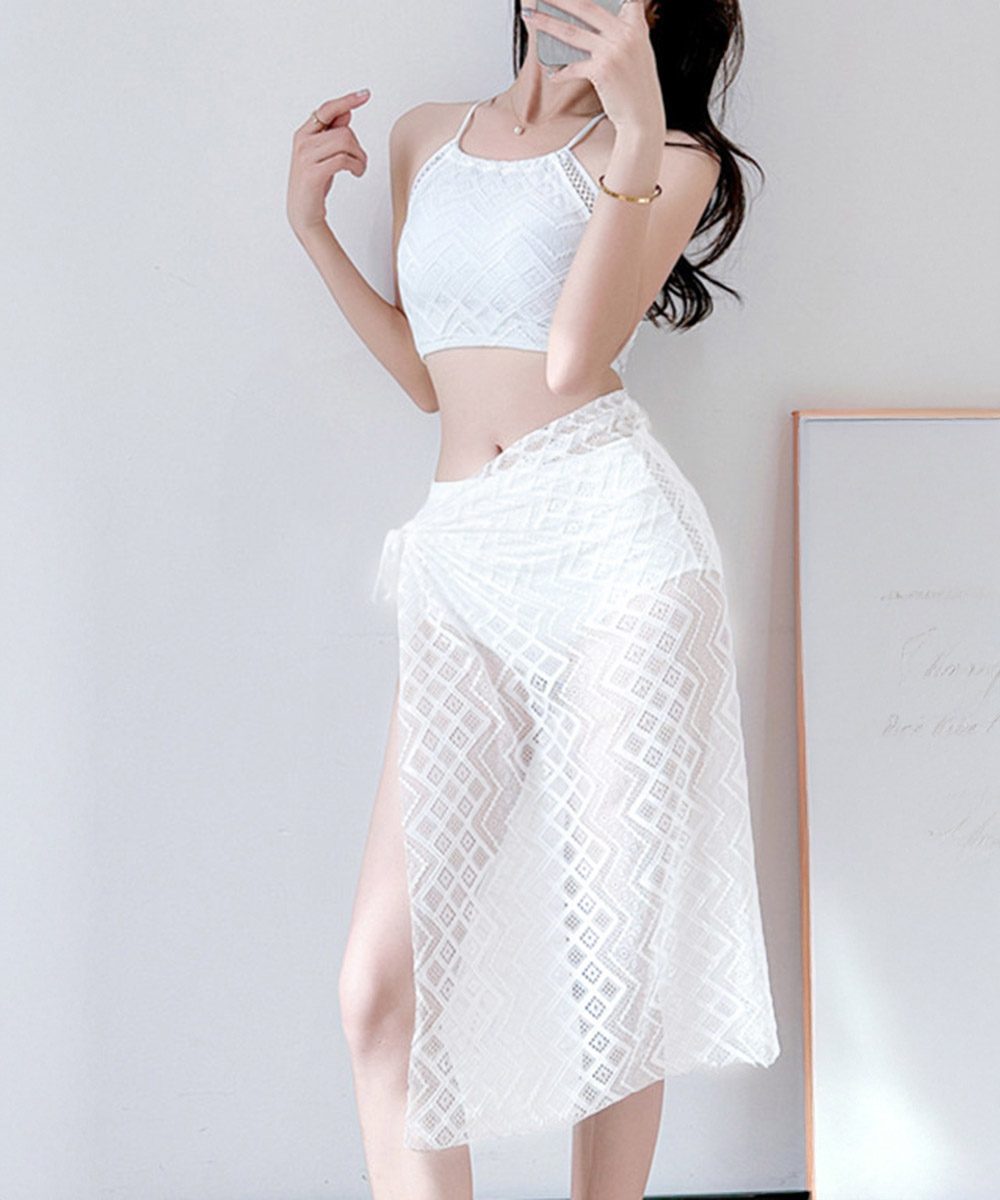 セパレート3点セット水着ハイウエスト美脚