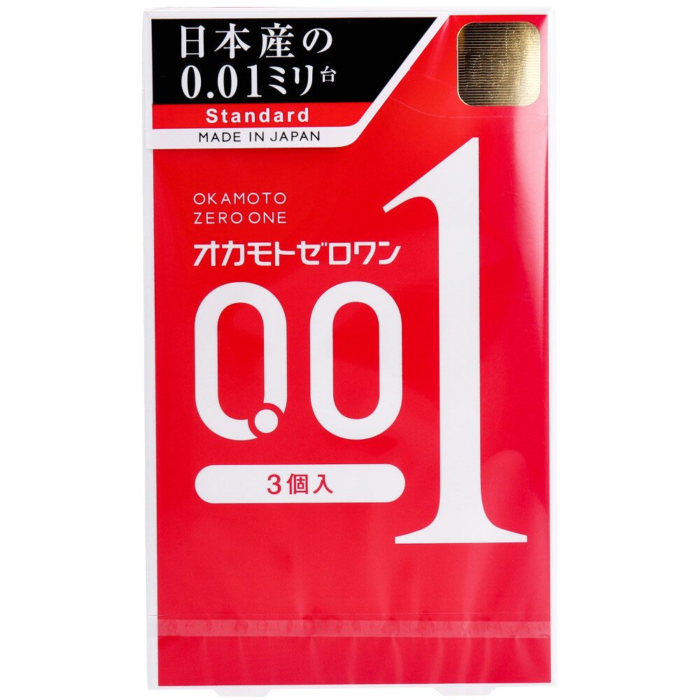 オカモトゼロワン ０．０１ミリ コンドーム ３個入