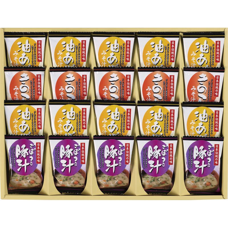 フリーズドライ お味噌汁3種の味詰合せ KF-EO