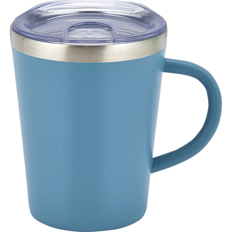 スムゥー 蓋付きマグカップ 350mL LB-6791 ブルー