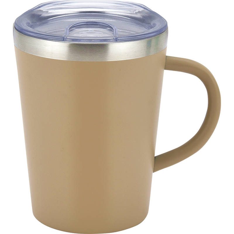 スムゥー 蓋付きマグカップ 350mL LB-6814 ブラウン