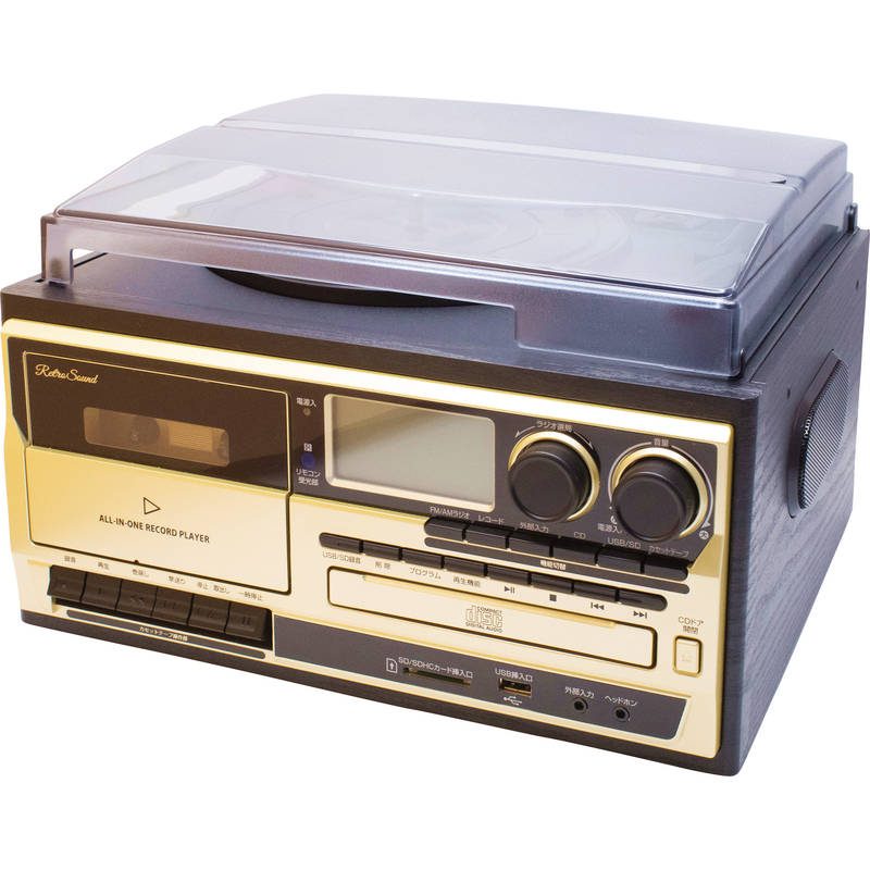 オールインワン・レコードプレーヤー AR-01G