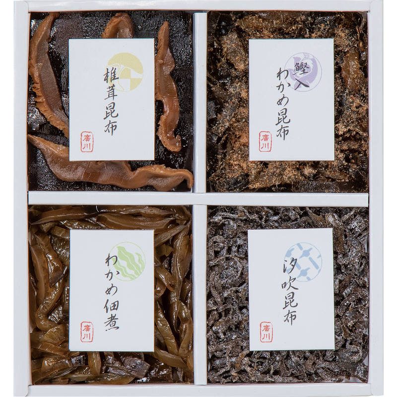 廣川昆布 御昆布 4品佃煮詰合せ（KB-15） 200-42