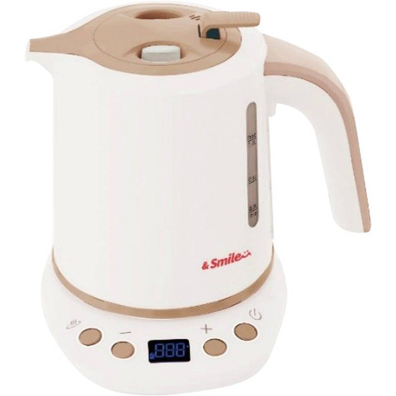温度調整転倒湯もれ防止電気ケトル1.0L AS-102