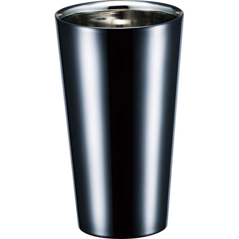 ブリリアント・ブラック 二重ストレートカップ250mL SCW-14BB