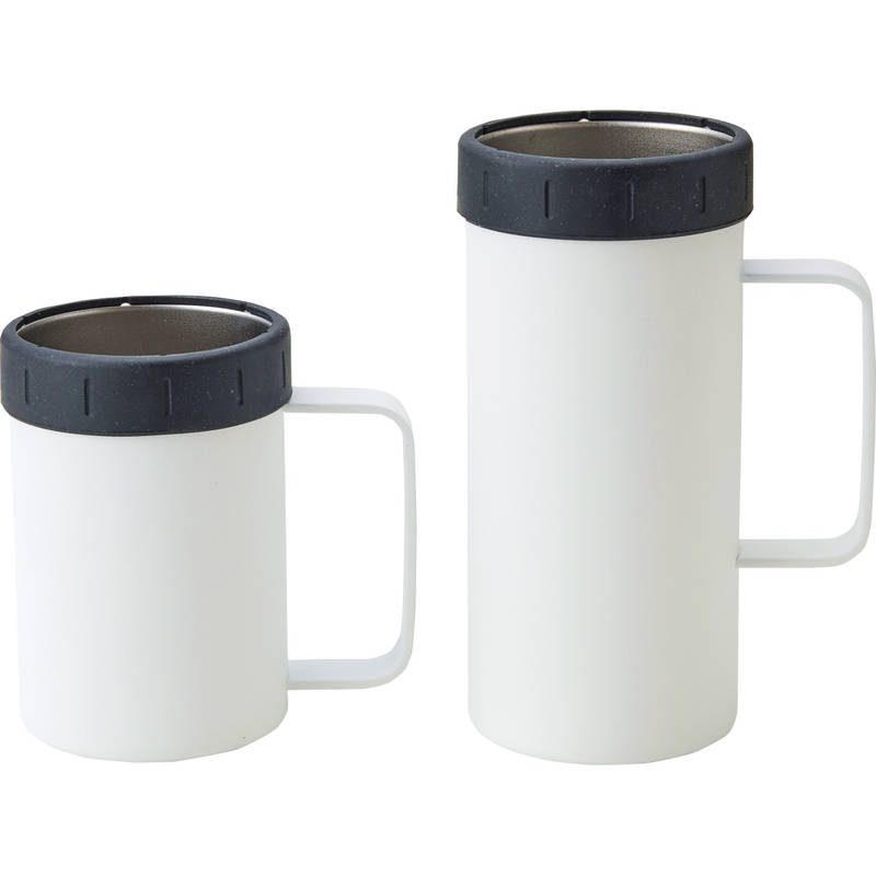 デイキャン 保冷500・350mL缶ホルダーセット DC-5005A 白