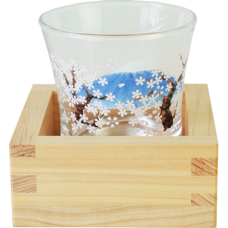 冷感枡酒グラス富士桜 AM-SYO-13