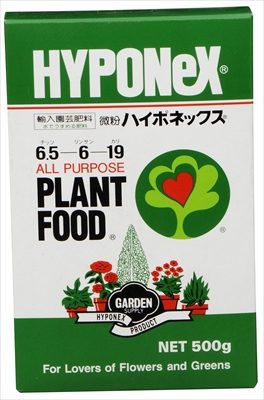 微粉ハイポネックス　５００ｇ 【 ハイポネックスジャパン 】 【 園芸用品・除草剤 】