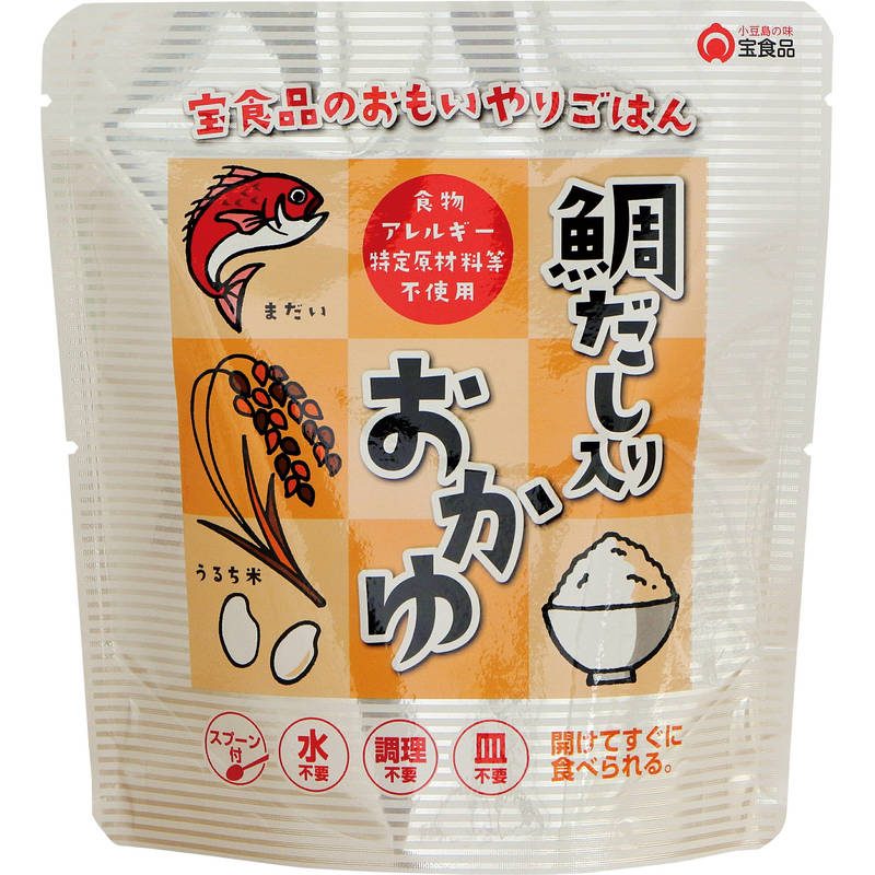 おもいやりごはん 鯛だし入おかゆ260g　※お時間をいただく場合あり