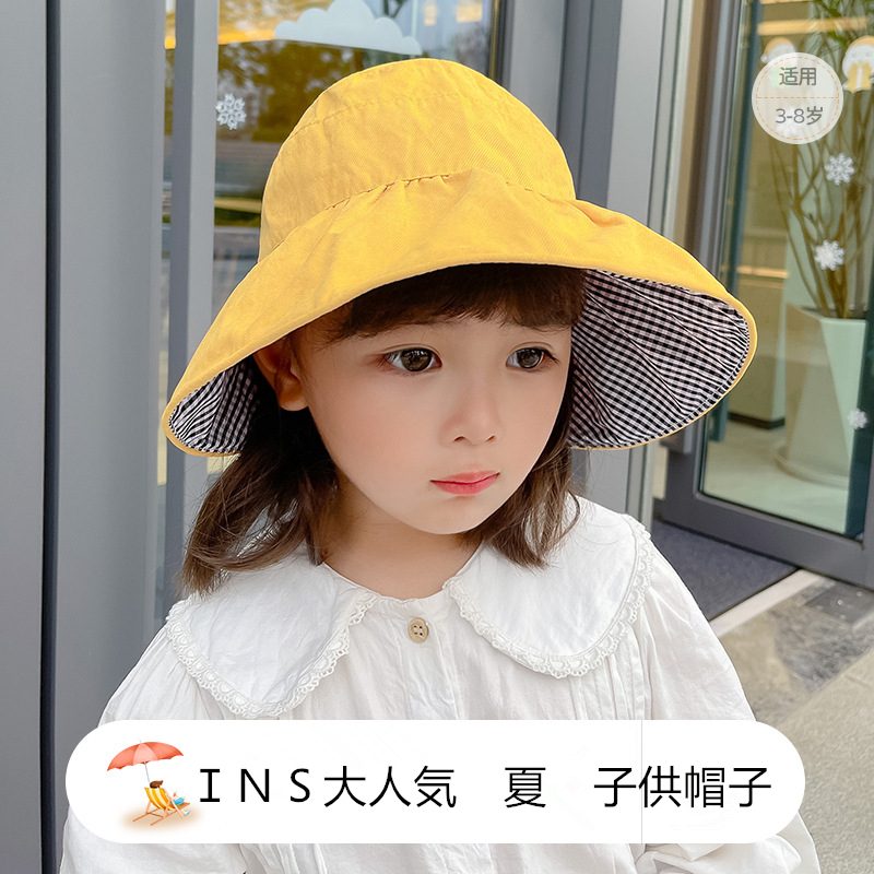 子供帽子　夏　日焼け止め　児童　赤ちゃん　キッズ　日よけ　ハット　子供　可愛い　男女兼用　3～8歳向け