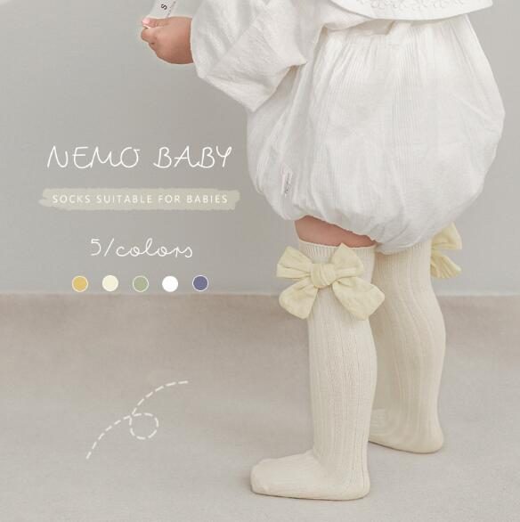 春夏　レッグウォーマー　子供用　リボン　ベビー用　靴下　可愛いソックス　ファション
