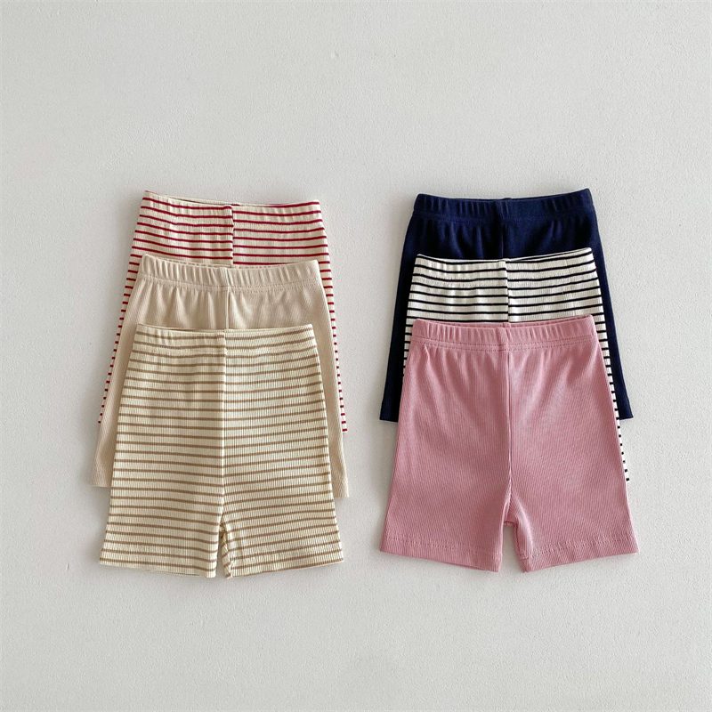 ins 夏新作　ベビー服　ショートパンツ　カジュアル　ボトムス　レギンス　ズボン　可愛い　ストライプ柄