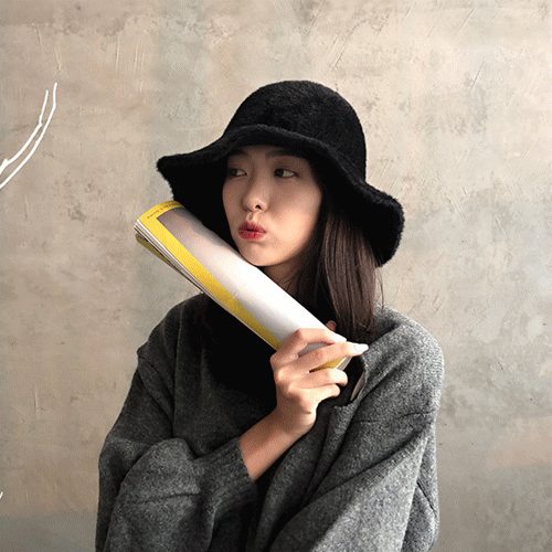 9色展開★秋冬新品 ハット 帽子 バケットハット クロッシェ ふわふわハット レディース 小顔効果