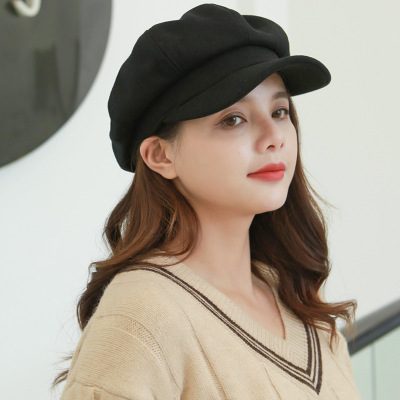 6色展開★キャスケット ニュースボーイ キャップ ベイカーボーイハット ラシャハット 帽子
