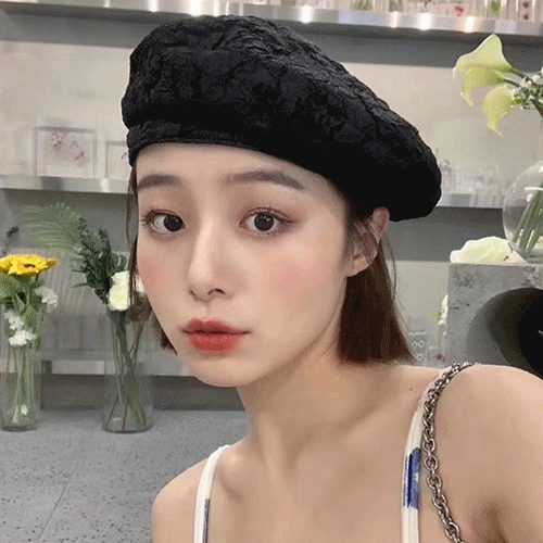 レース ベレー帽 ベレー ハット 帽子 レディース 小顔効果 折りたたみ可能 女性 おしゃれ 柔らかい