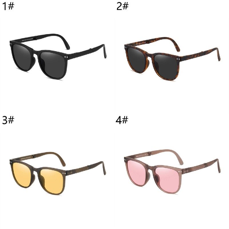 新作★sunglasses★サングラス 偏光サングラス ノーマル 収納ボックス付き UVカット 折り畳み 男女兼用