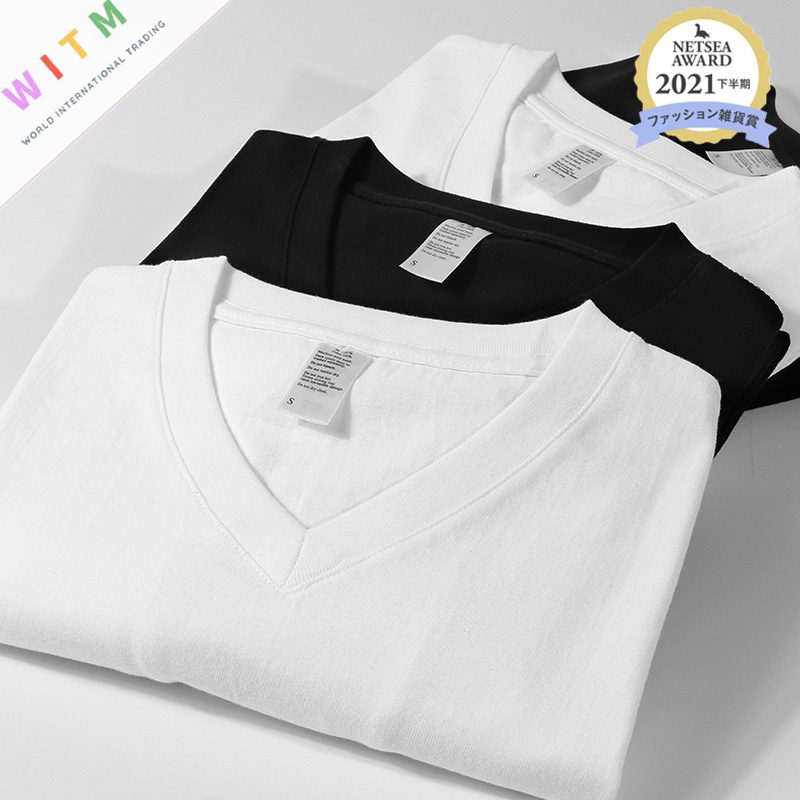全2色★Tシャツ Vネック 半袖 綿100％ 8.8オンス レディース メンズ ハイクオリティー 運動会 文化祭