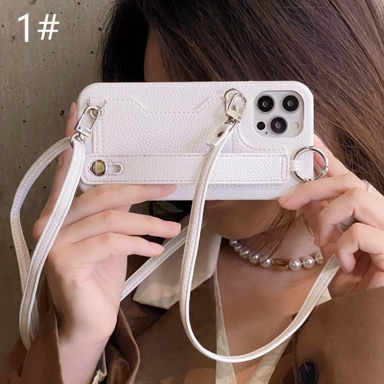 新作 PU iPhoneケース スマホケース iPhone13ケース 携帯ケース 携帯カバー 落下防止 ベルト付き