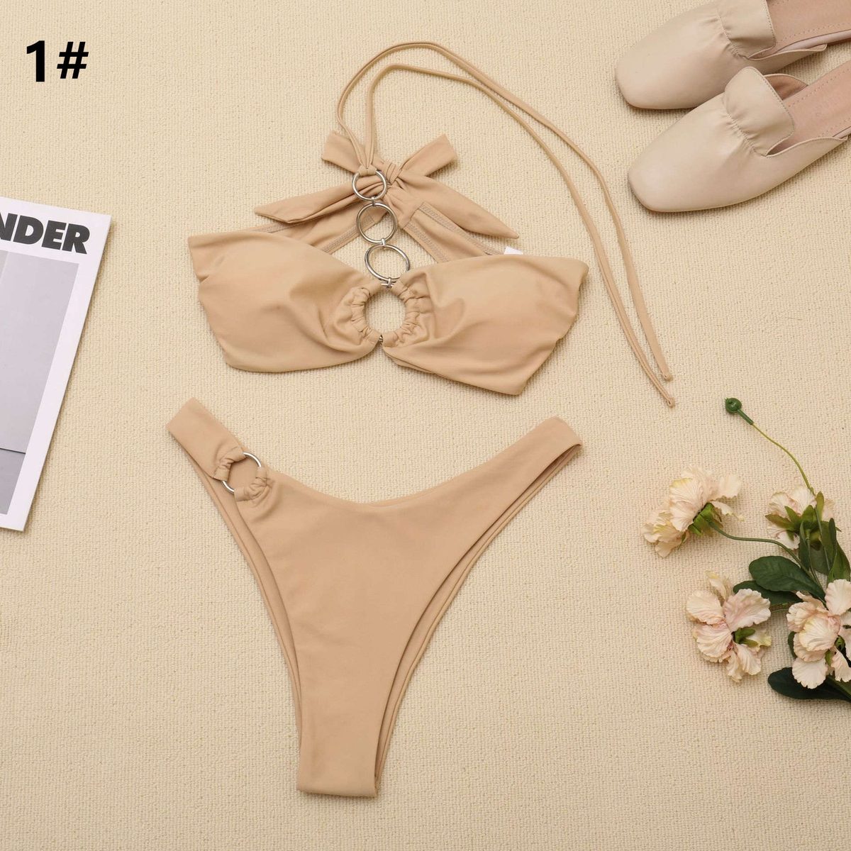 レディース ビキニ 2点上下セット セパレート 水着 セクシー 夏 プール 温泉 ビーチ 南国風