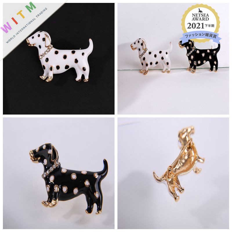 犬 ブローチピン 着物 ラインストーン 可愛い コサージュ 設計感 プレゼント 記念日 アクセサリー