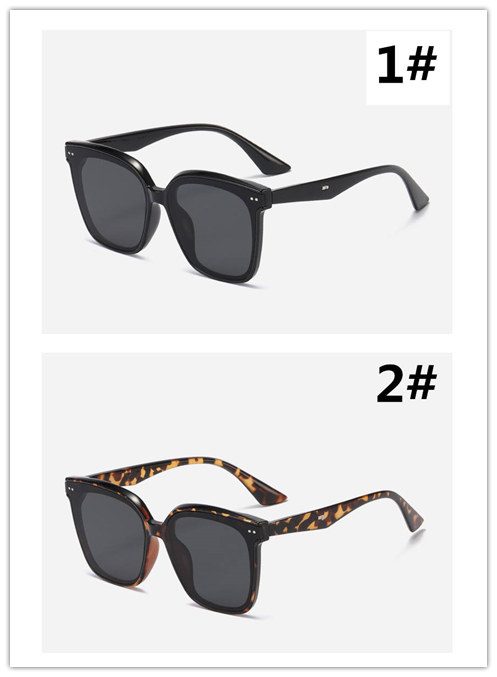 新作★sunglasses★サングラス 紫外線カット UV400 方形 ノーマルライトレンズ ファッション 男女兼用