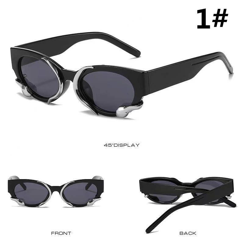 新作★sunglasses★サングラス 紫外線カット UV400 個性 ノーマルライトレンズ レトロ ファッション