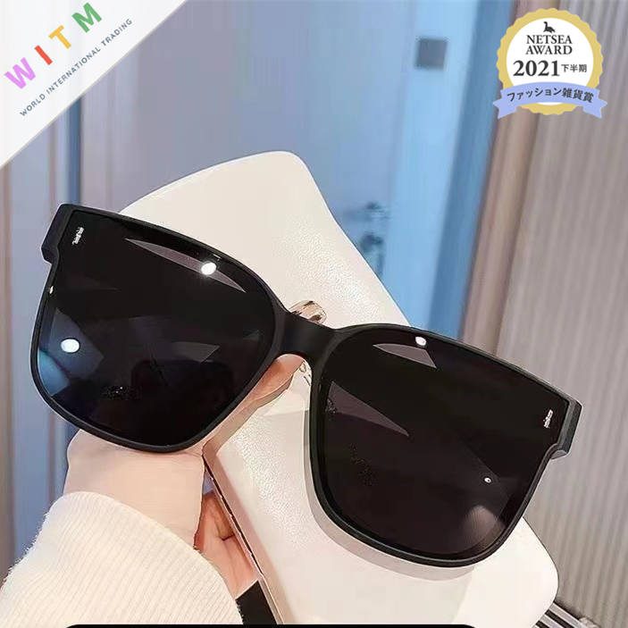 新作★sunglasses★サングラス 紫外線カット 方形 UV400 ノーマルライトレンズ レディース