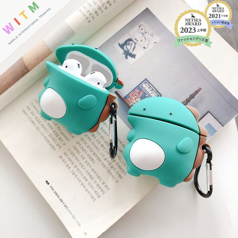 ソフトケース Airpodsケース 恐竜柄 Airpods proケース 携帯便利　可愛い