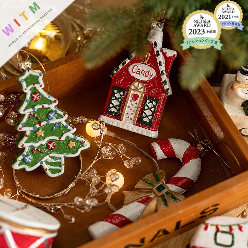 Christmas限定 クリスマス オーナメント チャーム クリスマスツリー飾り PVC