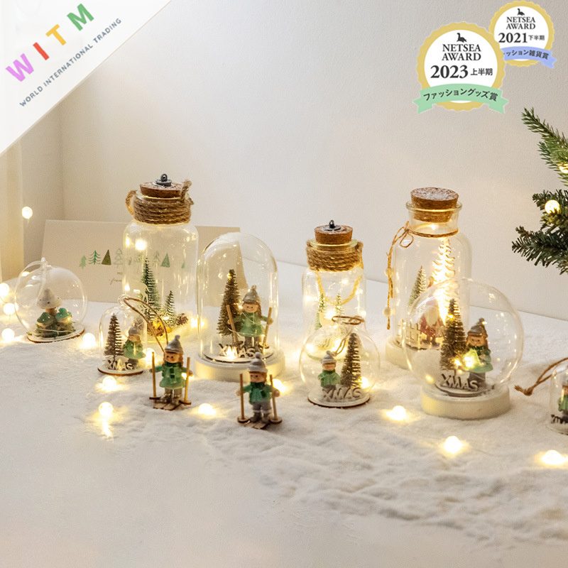 Christmas限定 クリスマス LED オーナメント チャーム クリスマスツリー飾り