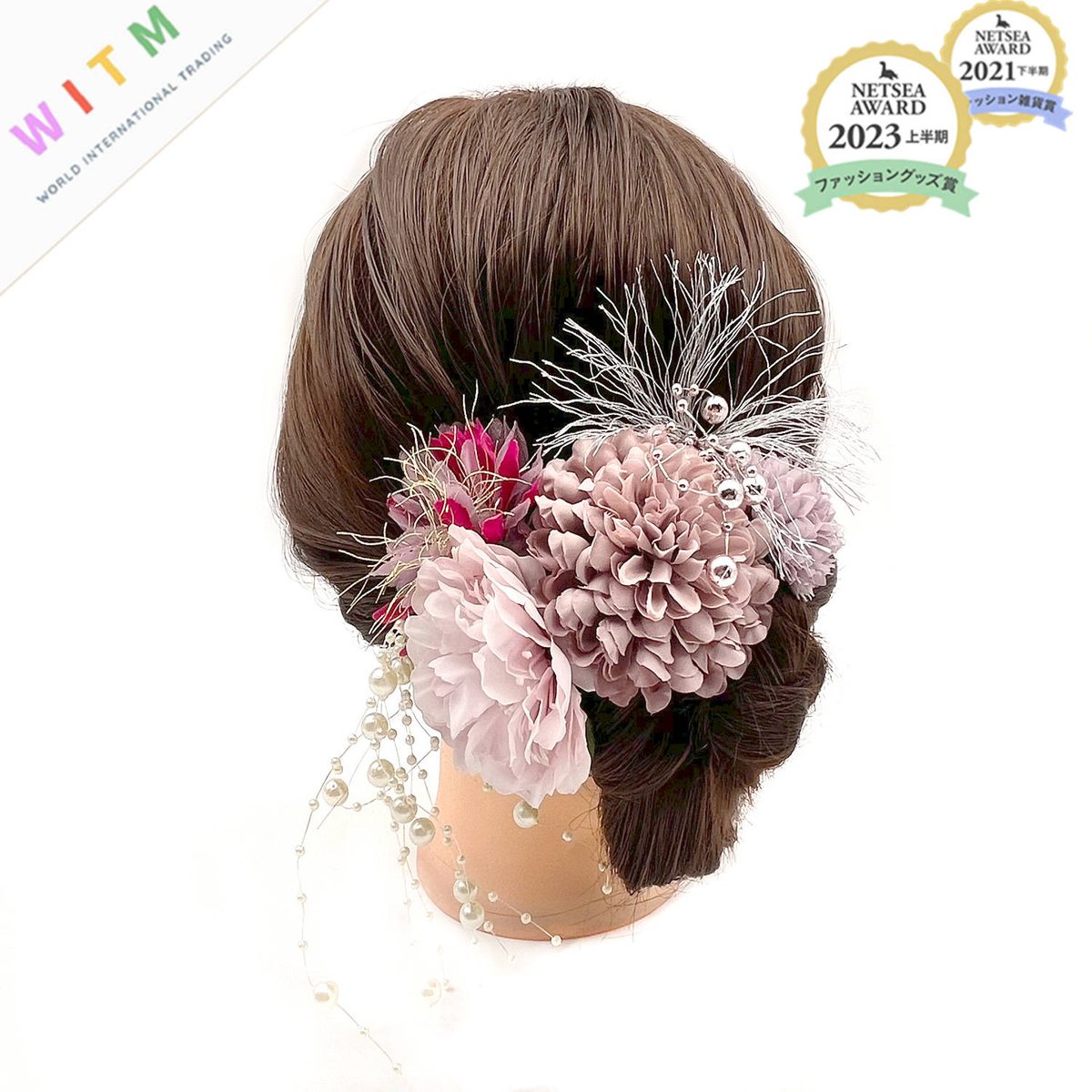 新作 ヘアピン 髪飾り 6点セット ヘアアクセサリー ピンタイプ 浴衣 結婚式 卒業式 和装 箱付き