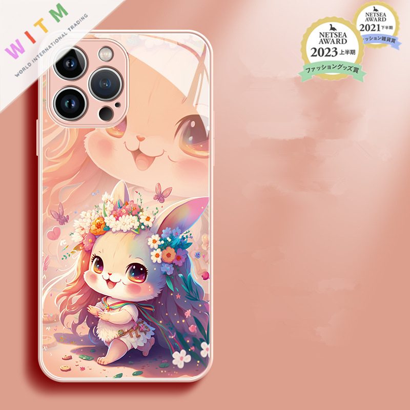 ウサギ iPhoneケース アイフォンカバー スマホケース iPhone15ケース 携帯ケース 面白い