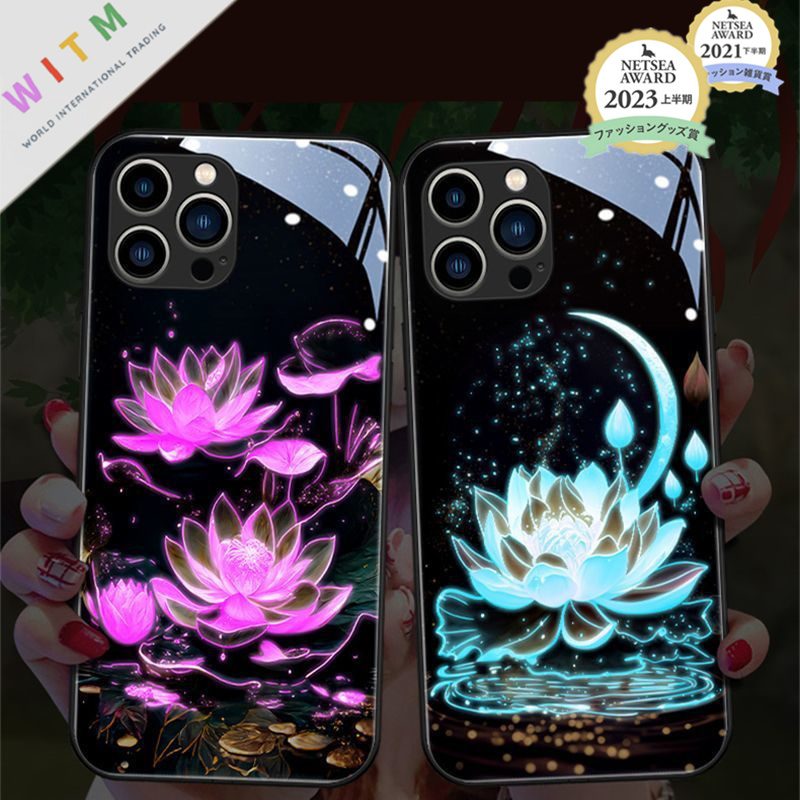 着信光る！マホケース 発行センサー 音で光る iPhoneケース カバー ス iPhone16ケース 携帯ケース 面白い