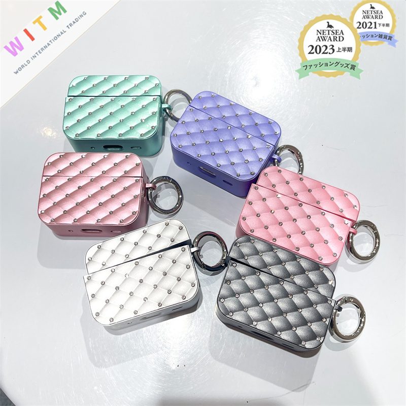 ラインストーン イヤホンカバー airpods保護カバー airpodsケース airpods1/2 AirPods 3 キラキラ オシャレ