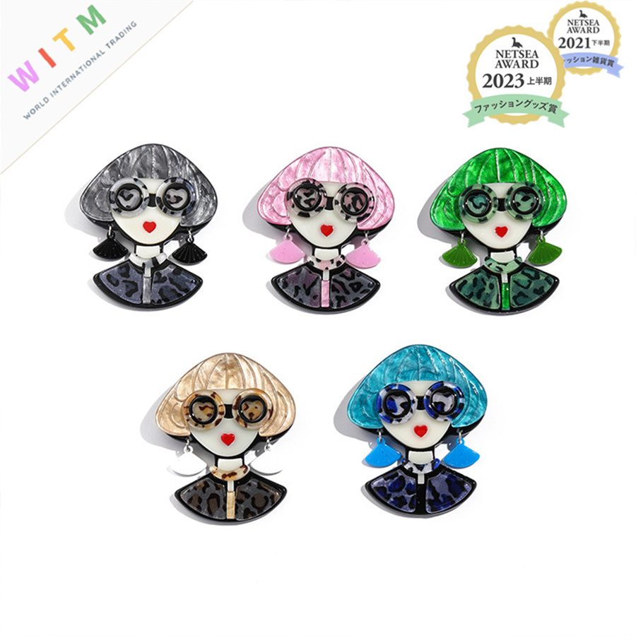 コサージュ 女の子 ブローチ 記念日 アクリル アクセサリー 上品 プレゼント 入園式 かわいい
