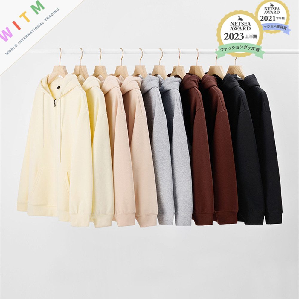 全5色★ジップパーカー 裏ボア 前ジップ フード付きパーカー 長袖 チーム服 メンズ レディース 無地