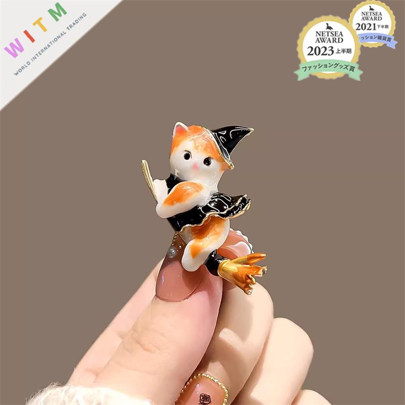 猫 ブローチ アクセサリー 記念日 プレゼント 上品 かわいい レトロ 入園式