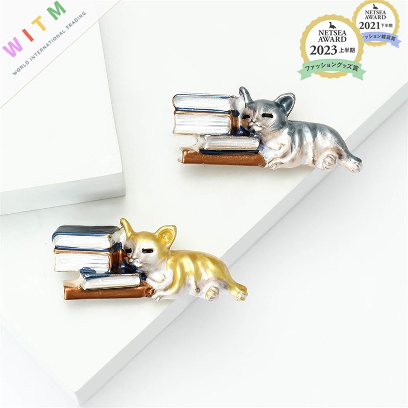 猫 ブローチ アクセサリー 記念日 プレゼント 上品 かわいい レトロ 入園式