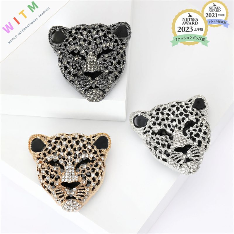 ヒョウ ブローチ アクセサリー 記念日 プレゼント 上品 かわいい レトロ 入園式