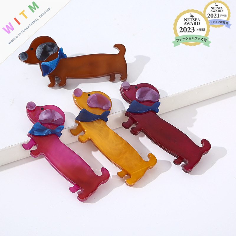 犬 ブローチ アクセサリー 着物 コサージュ 上品 プレゼント 入園式 かわいい 記念日 レトロ