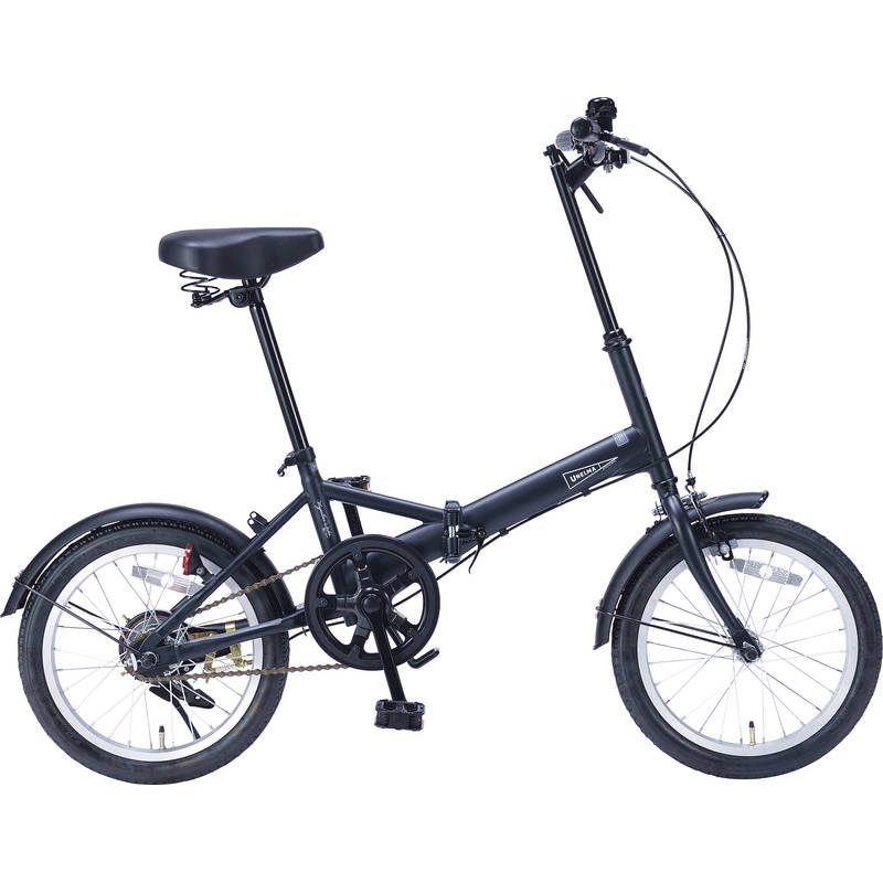マイパラス 16インチ折りたたみ自転車 ミスティネイビー MF101-NV【直送品】［］