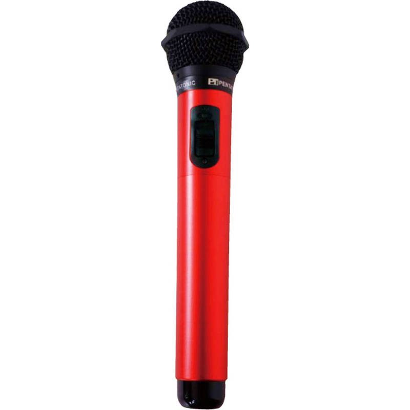 マイマイク 赤外線ワイヤレスマイク GTM-150 クリアレッド【直送品】［］
