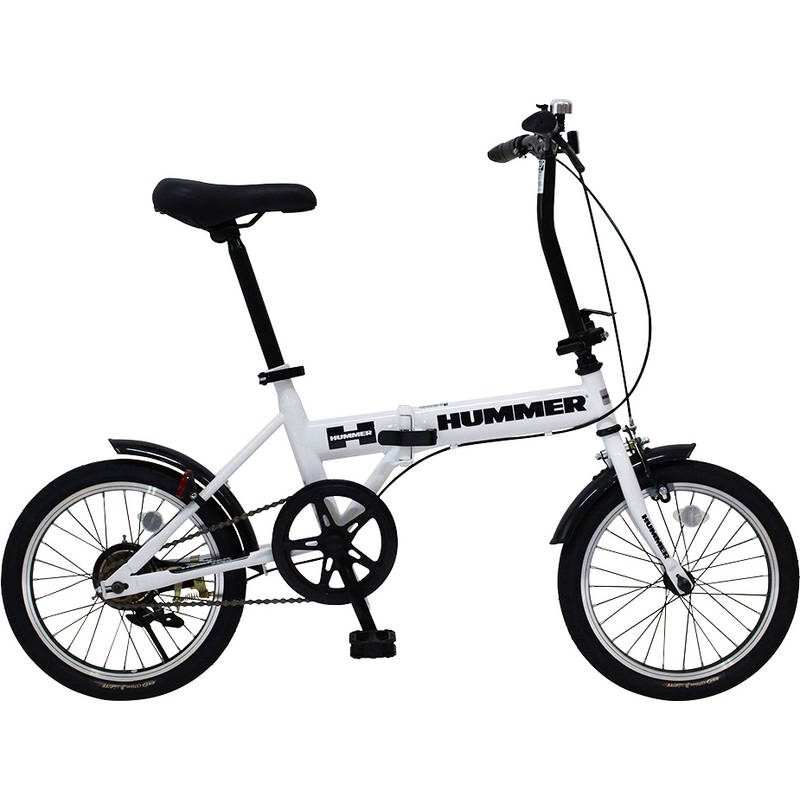 ハマー ノーパンク16インチ折畳自転車WH MG-HM16N-WH【直送品】［］
