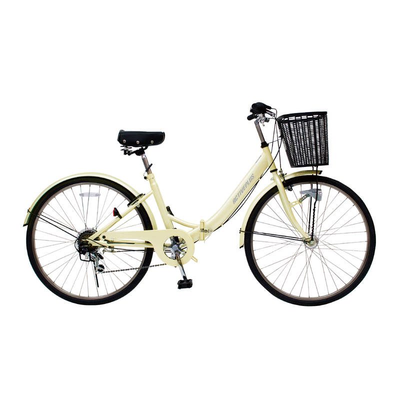 ノーパンク26インチ折畳みシティサイクル MG-AP266NL【直送品】［］