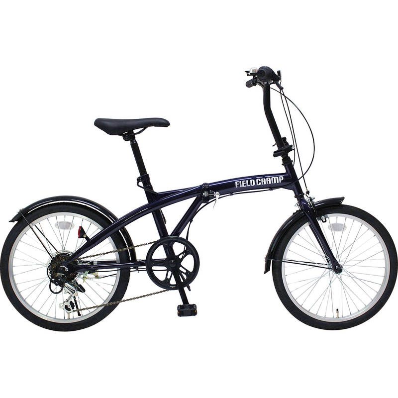 フィールドチャンプ 20インチ6段折畳み自転車BL MG-FCP206BL【直送品】［］