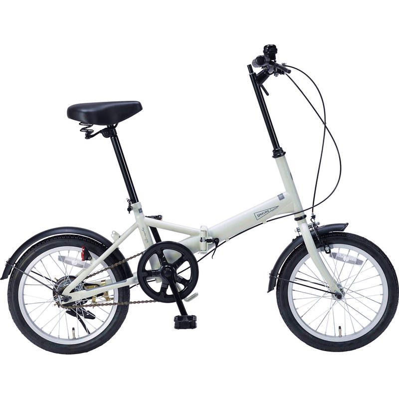 マイパラス 16インチ折りたたみ自転車 MF101-IC アイスグレー【直送品】［］