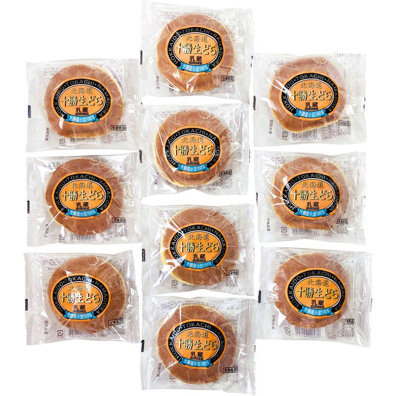 乳蔵 北海道十勝生どら70g×10個 440219【直送品】［］
