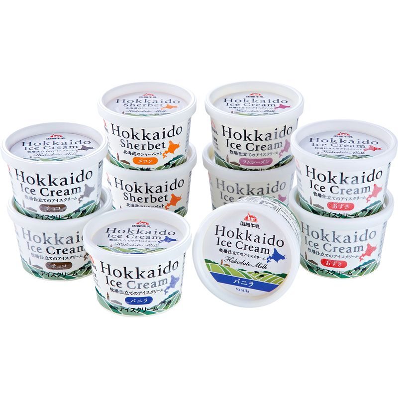 新・牧場のそよ風 函館アイスセット 10【直送品】［］