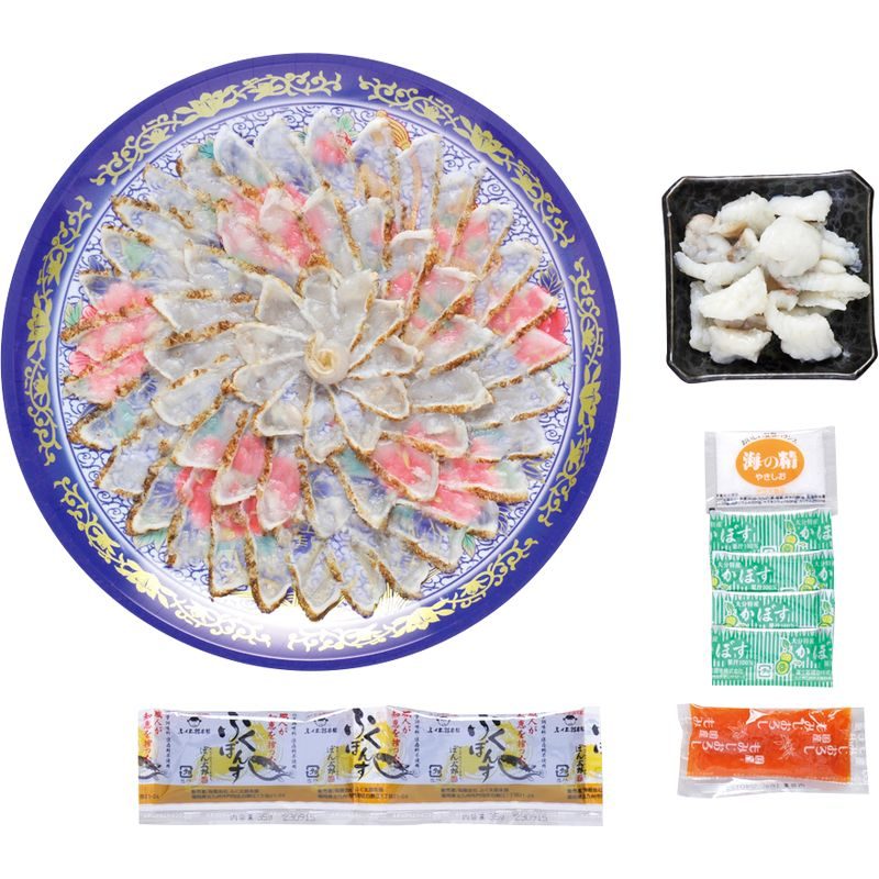 ふく太郎本部 山口県萩産活〆まふく炙り刺身セット（4人前） 26MT【直送品】［］